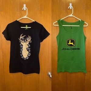 John Deere Women’s Tshirt and Tank Top Bundle